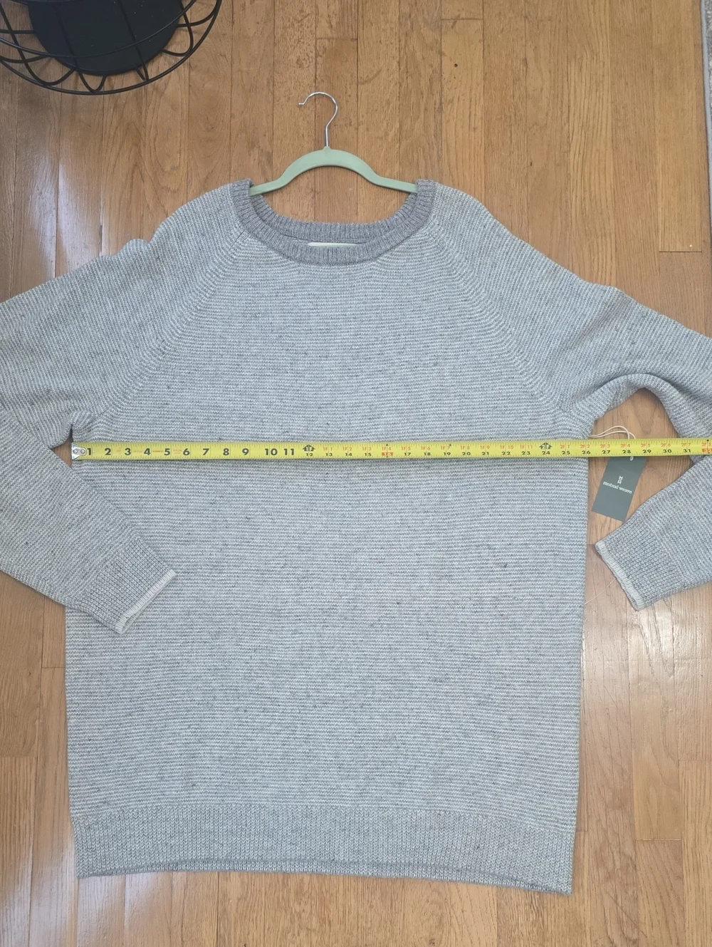 MUTUAL WEAVE BRAND MEN'S BIG & TALL GRAY KNIT PULLOVER SWEATER SIZE 3XLT